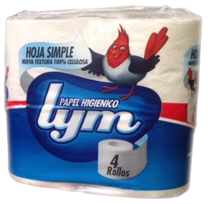 Papel Higiénico LYM  Hoja Simple